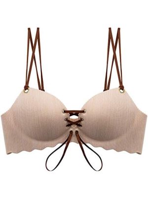 Ylishi Unlined Drawstring Push Up Bra - Adjustable Fit